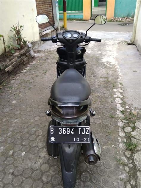 Dijual Motor Bekas Suzuki Skywave Midnight Orange Mocca Limited