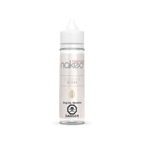 Cuban Blend Naked E Liquid ML Freebase Vape Juice