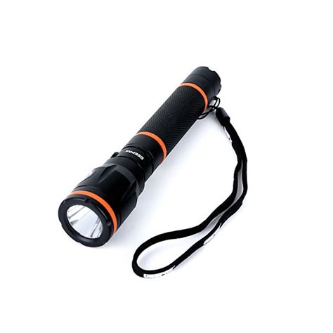 Geepas Rechargeable Led Flashlight Waterproof Hyper Bright W Cree