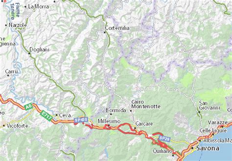 MICHELIN Santa Giulia map - ViaMichelin