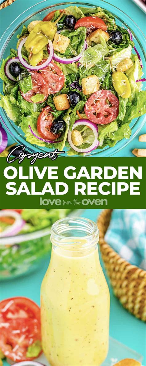 Olive Garden Salad Recipe • Love From The Oven