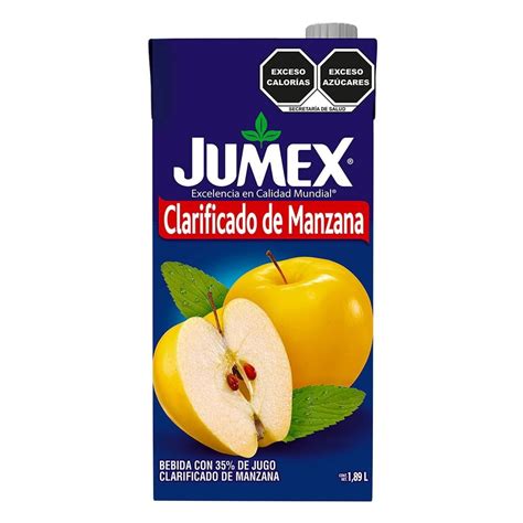 Bebida Jumex Con Manzana Clarificada 1 89 L Bodega Aurrera Despensa