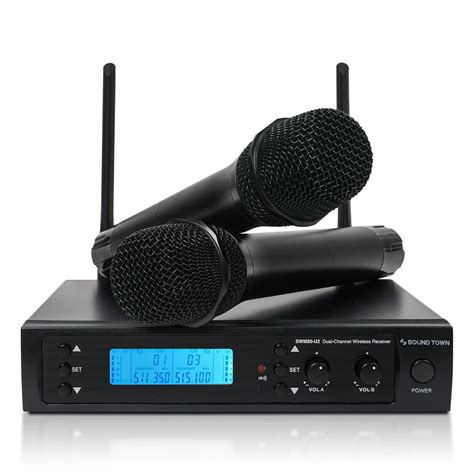 Sound Town 200 Channel Professional Uhf Wireless Microphone System With