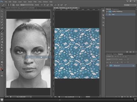 Photoshop Tutorial How To Apply A Texture To A Face By Using A