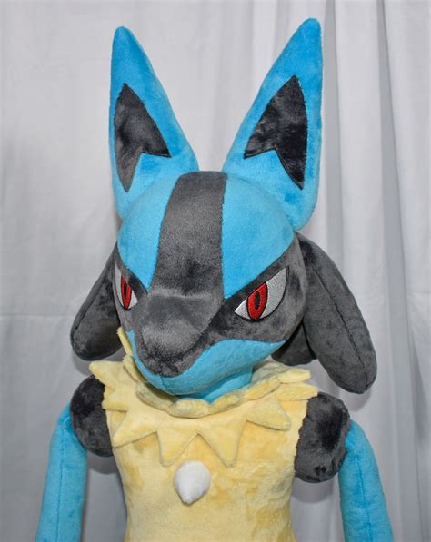 Pokemon Lucario Plush Toy About 170 Cm High Etsy Ireland