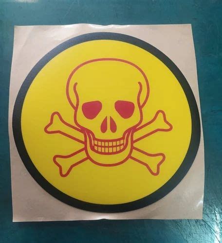 PP Multicolor Industrial Safety Sticker at Rs 50/piece in Ahmedabad ...