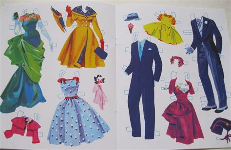 The Heavenly Blue Wedding Vintage Reproduction Paper Doll Book 1950s