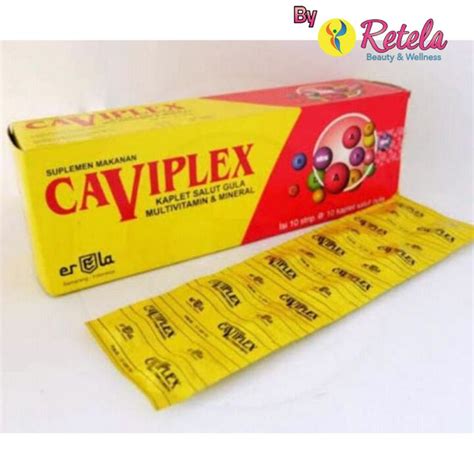 Jual Caviplex Multivitamin 1 Strip 10 Capsul Shopee Indonesia