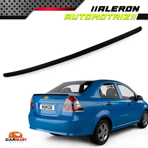 Aler N Spoiler Chevrolet Aveo Tipo Bmw Poliuretano Cajuela Env O Gratis