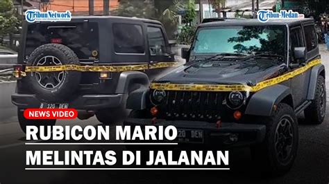 Beredar Video Rubicon Mario Dandy Melintas Di Jalanan Undang Reaksi