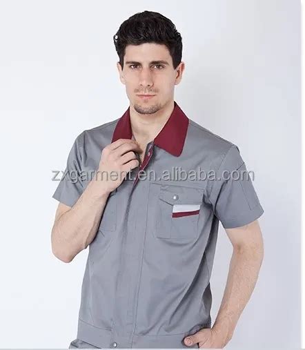 Summer Short Sleeve Maintenance Uniforms Oem Wholesale Manufacturer