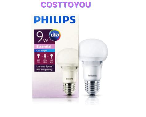 Philips Essential Led Bulb E W Lazada