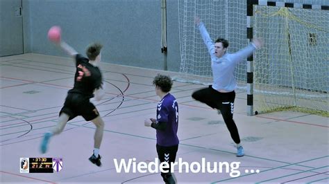 Handball Ist Cool Torwart Doppelparade Von Metern Ma Haspo