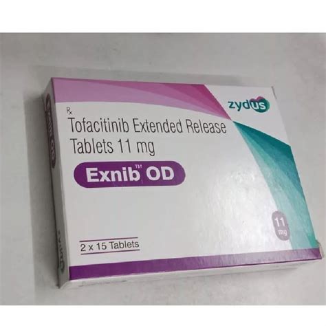 Mg Tofacitinib Exnib Od Tablets At Rs Box Pharmaceutical