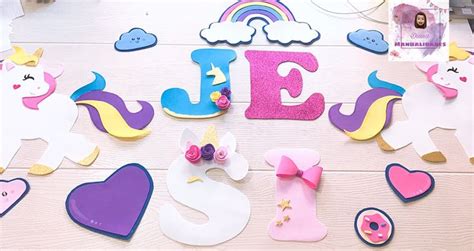 Letras Decoradas Tem Tica Unicornio Sugar Cookie Cookies