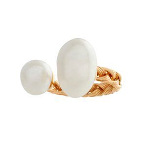 Paspaley Ct Gold And Keshi Pearl Wild Pandanus Ring Rings