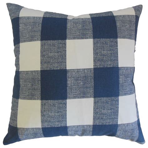 plaid throw pillows