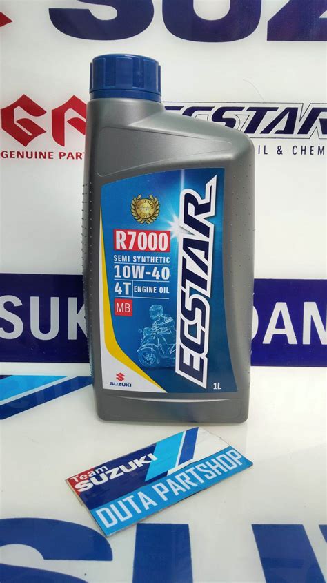 Oli Mesin Suzuki Ecstar R Matic Liter Skywave Spin Hayate Skydrive