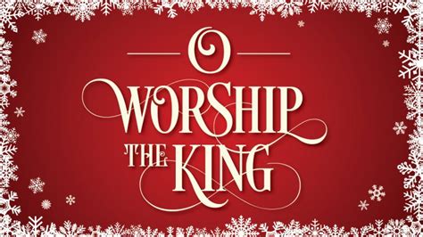 O Worship The King Title Slide Avenue United Methodist Church Milford