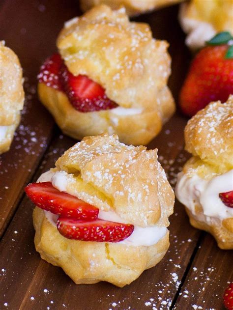 Strawberry Cream Puffs Recipe Video Artofit