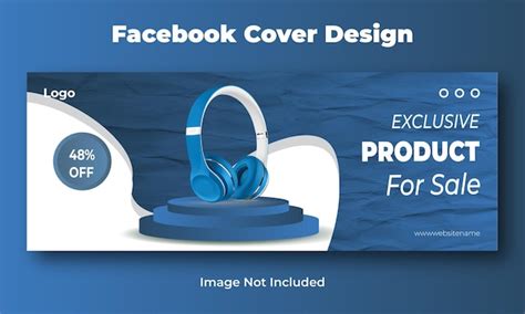 Premium Vector Creative Product Sale Facebook Cover Design Template