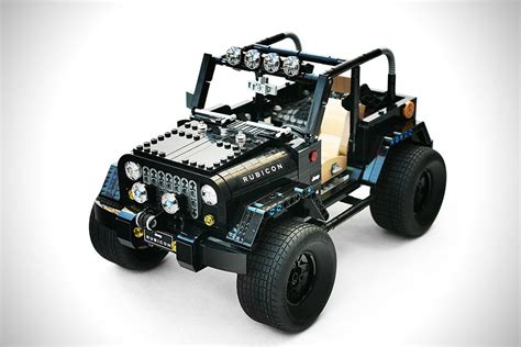 Scaled Down Off Road Fun Lego Technic Jeep Wrangler Rubicon Lego Technic Truck