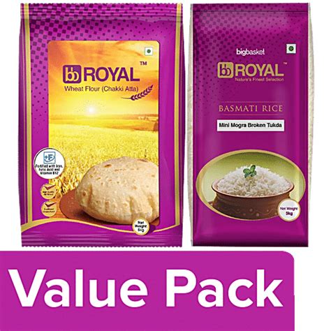 Buy Bb Royal Basmati Rice Mini Mogra Broken Tukda Kg Wheat Flour