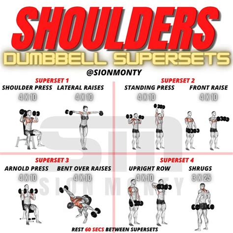 Shoulder Superset Workout In 2021 Super Set Workouts Shoulder