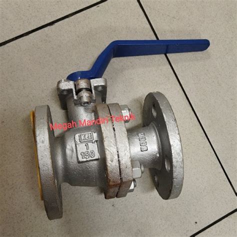 Jual Ball Valve Stop Kran Wcb Besi Ansi Lb Flange Inchi Dn