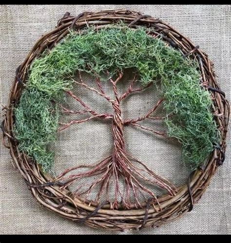 Diy Tree Of Life Wreath The Shabby Tree Artofit