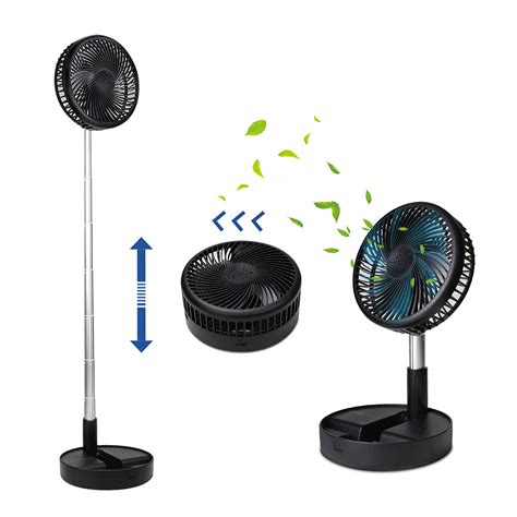 Primevolve Battery Operated Portable Standing Fan Rechargeable USB