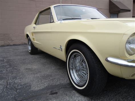 Seller Of Classic Cars 1967 Ford Mustang Springtime Yellowparchment