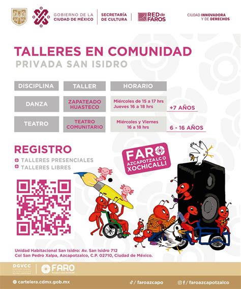 FARO Azcapotzalco Xochicalli On Twitter TALLERES EN COMUNIDAD Los