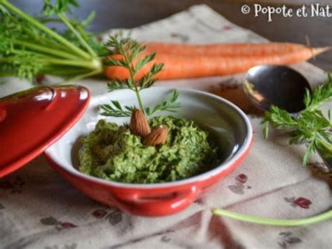 Pesto De Fanes De Jeunes Carottes Recette Par Popote Et Nature