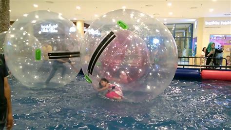 Air Ball On Water Safeer Mall Sharjha Youtube