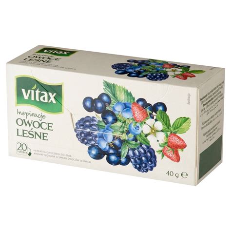 Vitax Inspiracje Herbatka Owocowo Zio Owa Aromatyzowana O Smaku Owoc W