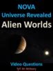 Nova Universe Revealed Alien Worlds Video Questions Worksheet By Mr