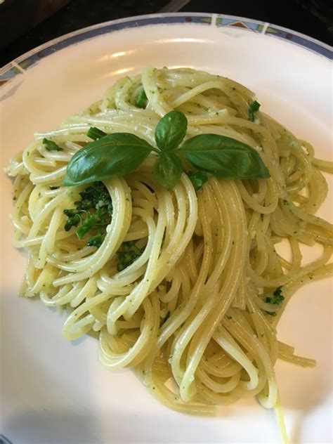 Genial Einfach Spaghetti Mit Basilikum Pesto Histaminarm Drinn