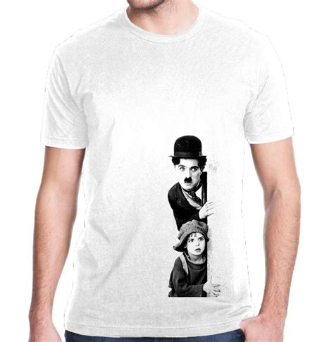 Camiseta Estampa Charlie Chaplin Filme Antigo Cl Ssico Elo