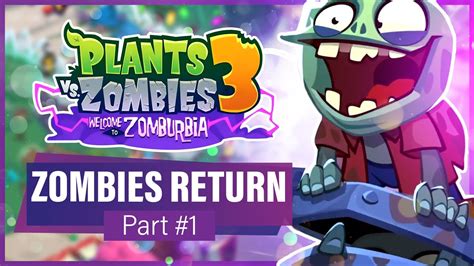 Plants Vs Zombies Welcome To Zomburbia The Zombies Return Pvz