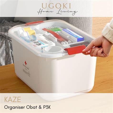 Jual UGOKI KAZE Box Organiser Obat Emergency Estetis Kotak