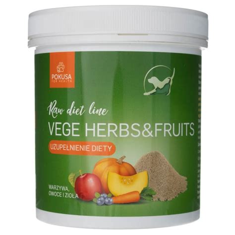 Pokusa RawDietLine Vege Herbs Fruits warzywa owoce i zioła 200 g