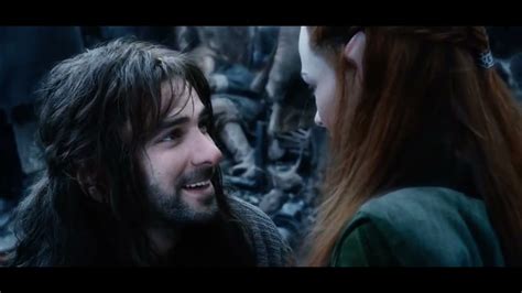 Kili Y Tauriel Se Despiden El Hobbit La Batalla De Los 5 Ejércitos