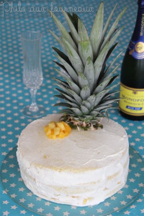 Philo Aux Fourneaux Naked Cake Mangue Ananas