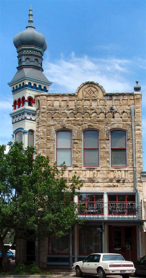 Georgetown Texas Historic old buildings Main Street