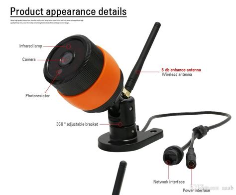 2017 WIFI IP Camera Outdoor Bullet CCTV Camera Waterproof Security ...