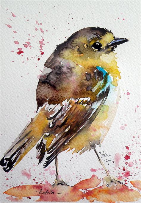 Robin Bird Painting at PaintingValley.com | Explore collection of Robin ...