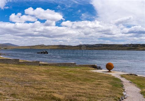 Naufragio Del Jhelum En El Agua De Las Islas Falkland Foto De Archivo