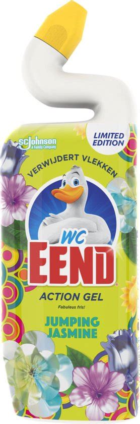 WC Eend Toiletreiniger Action Gel Jumping Jasmine 750 Ml Bol