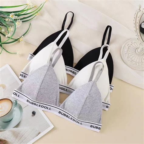 FINETOO Sexy Push Up Bra For Women Sports Shock Proof Underwear Antibacterial Lingerie Shopee
